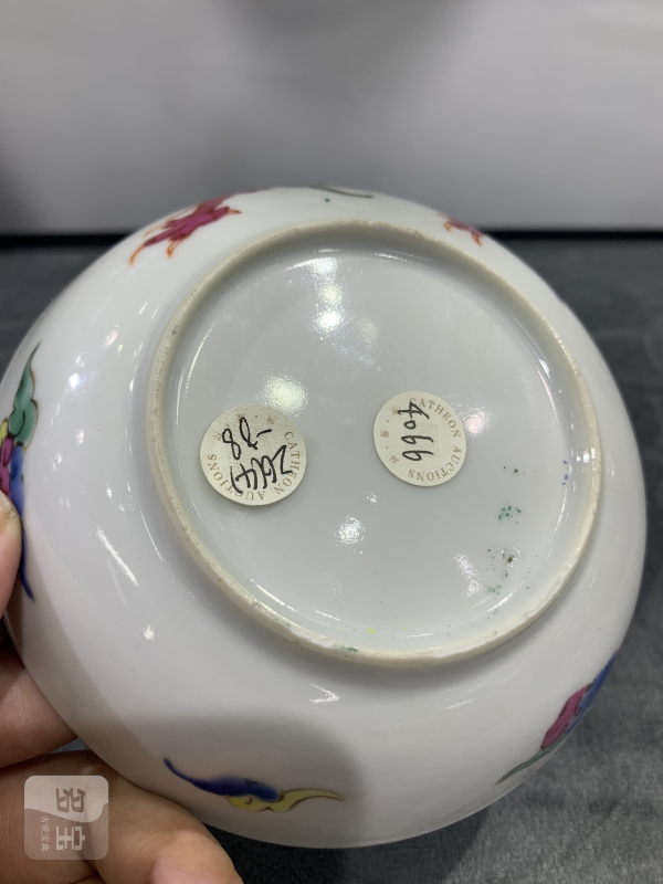 清雍正粉彩过墙龙纹盘 - 图8